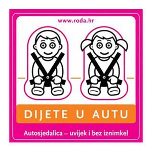 Program Konferencije o sigurnosti djece u prometu: Autosjedalica - najsigurniji zagrljaj u vožnji