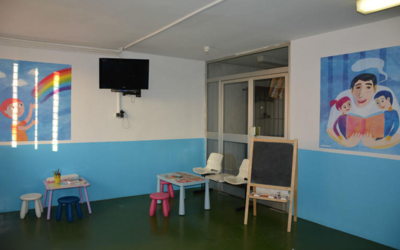 Opremanje prostora čekaonice Zatvora u Zagrebu