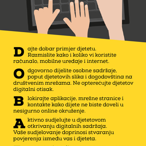 DOBAR pristup prvim koracima djeteta na internetu