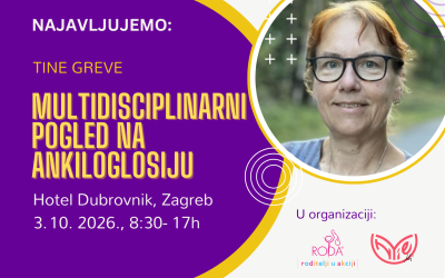 Edukacija o ankiloglosiji u Zagrebu – Tine Greve, 3. listopada 2026.