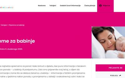 Online pripreme za babinje s Rodom