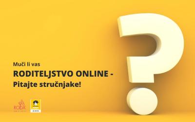 Roditeljstvo online - pitajte stručnjake!