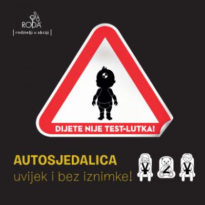 Autosjedalica - uvijek i bez iznimke (letak)