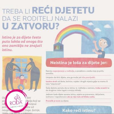 Treba li reći djetetu da se roditelj nalazi u zatvoru