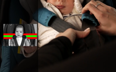 Vezanje djeteta u autosjedalicu suprotno od smjera vožnje - edukativni film