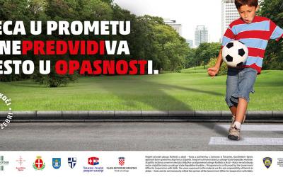 Javna kampanja o sigurnosti djece pješaka i biciklista u prometu