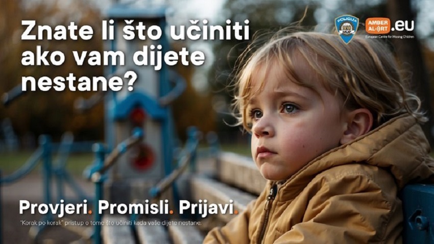 AMBER Alert Europe pokrenuo kampanju za usmjeravanje roditelja tijekom nestanaka djece